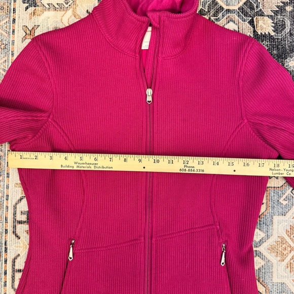 Spyder Women’s Pink Full-Zip Fleece Core Sweater Jacket Size Medium - Picture 10 of 12